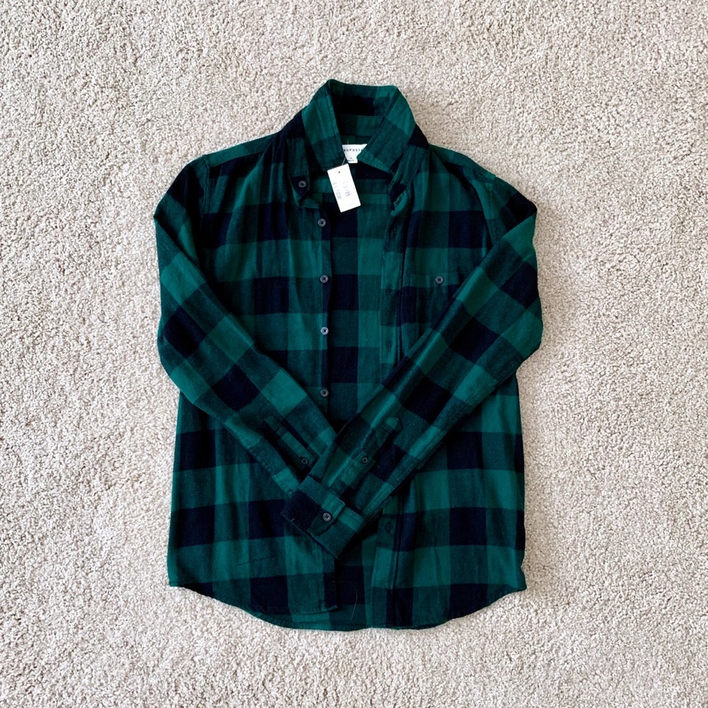 aeropostale green flannel